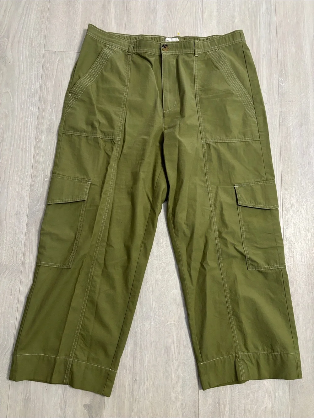 🔥BUNDLESALE Men's XXL Free Assembly Olive Utility Cargo Pants NWOT